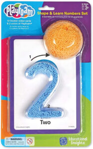 Play foam Shape & learn Numbers set